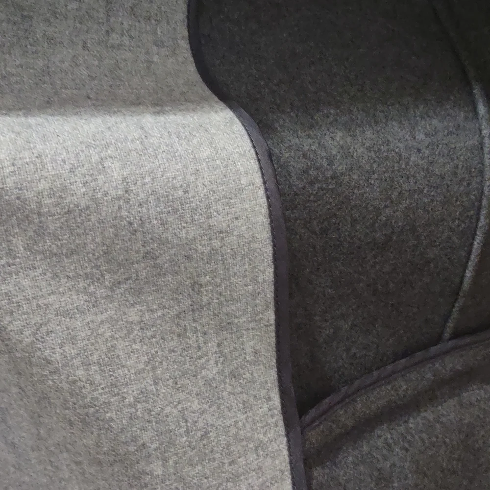 Lafayette Gray wool coat jacket medium NEW - Picture 6 of 6